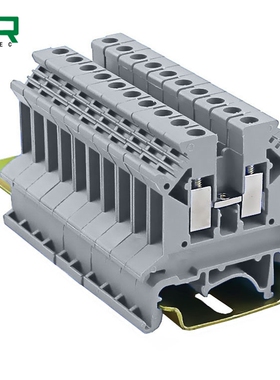 10pcs/lots UK 2.5B blue/grey/red/yellow  2.5mm2 DIN Rail Un