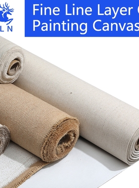 5m Linen Blend Primed Blank Canvas For Painting High Quality