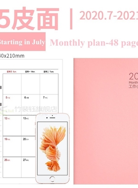 Notebook Planner Agenda 2020 2021 Daily Weekly Monthly  Jour