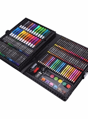 168pcs Kids Drawing Pen Art Set Kit Painting Sketching Color