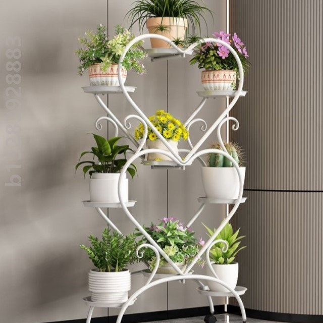 多肉花架子室内家用花架子可移动带轮