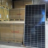 全新太阳能板A级黑猫x10隆基645 双玻并网冲电瓶家用船用 650瓦单