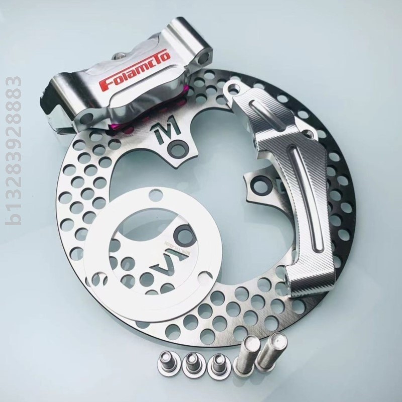 佛兰多大辐射卡钳电动车前后刹车套装小牛小猴子9号改装前后碟刹