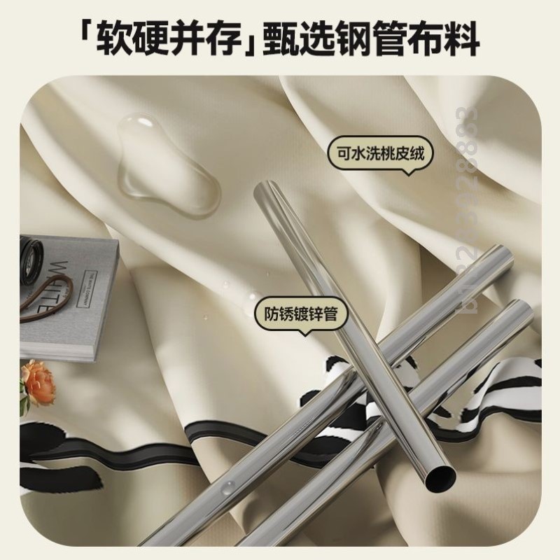 新款简易衣柜钢管加粗卧室家用出租屋用布衣橱加大容量全挂收纳柜