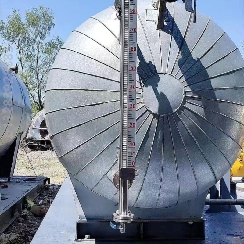 磁翻板液位计就地显示带防爆远传控制高低位报警水位油位高度测量