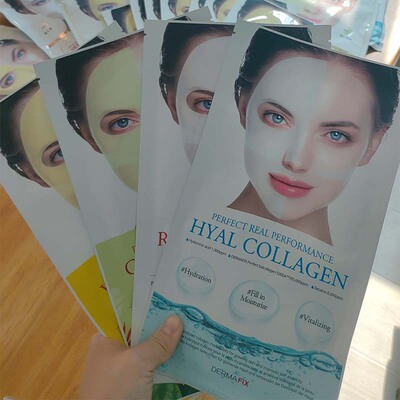 赵露思同款韩国正DERMAFIX贵妇面膜胶原蛋白3D精华修复三重弹力