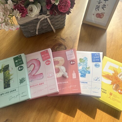 韩国numbuzin数字面膜3号4片装收缩毛孔修护保湿提亮紧致肌肤9号