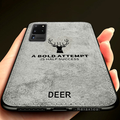 s 22 case deer classic fabric cloth case for samsung galaxy