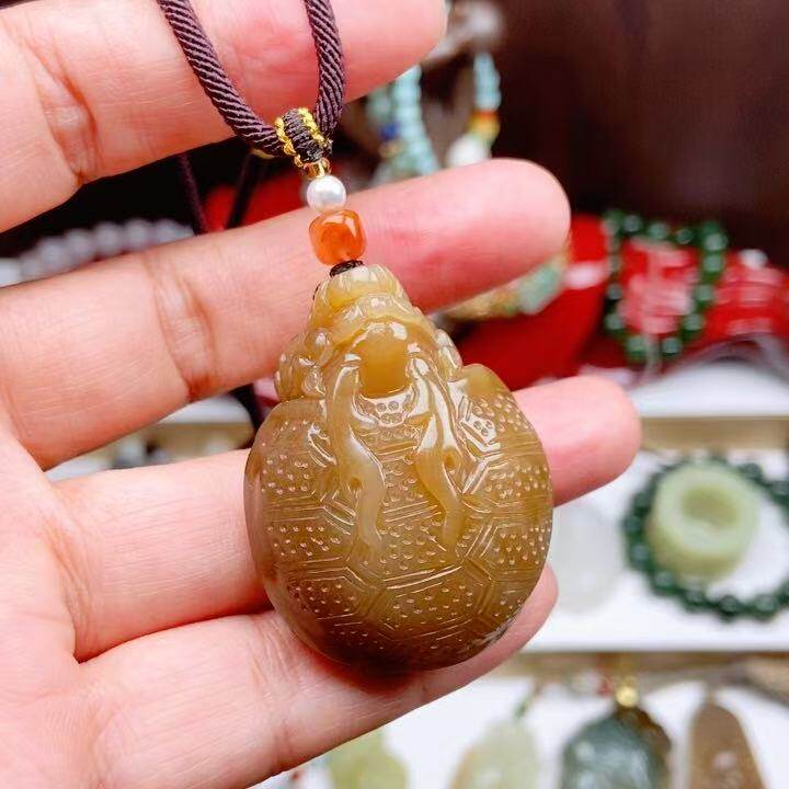 新疆且末金山料黄金糖龙龟