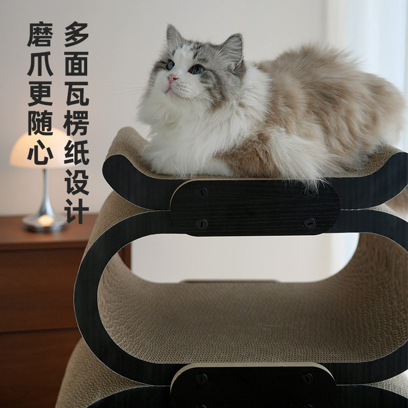 大号葫芦猫抓板瓦楞纸窝图片