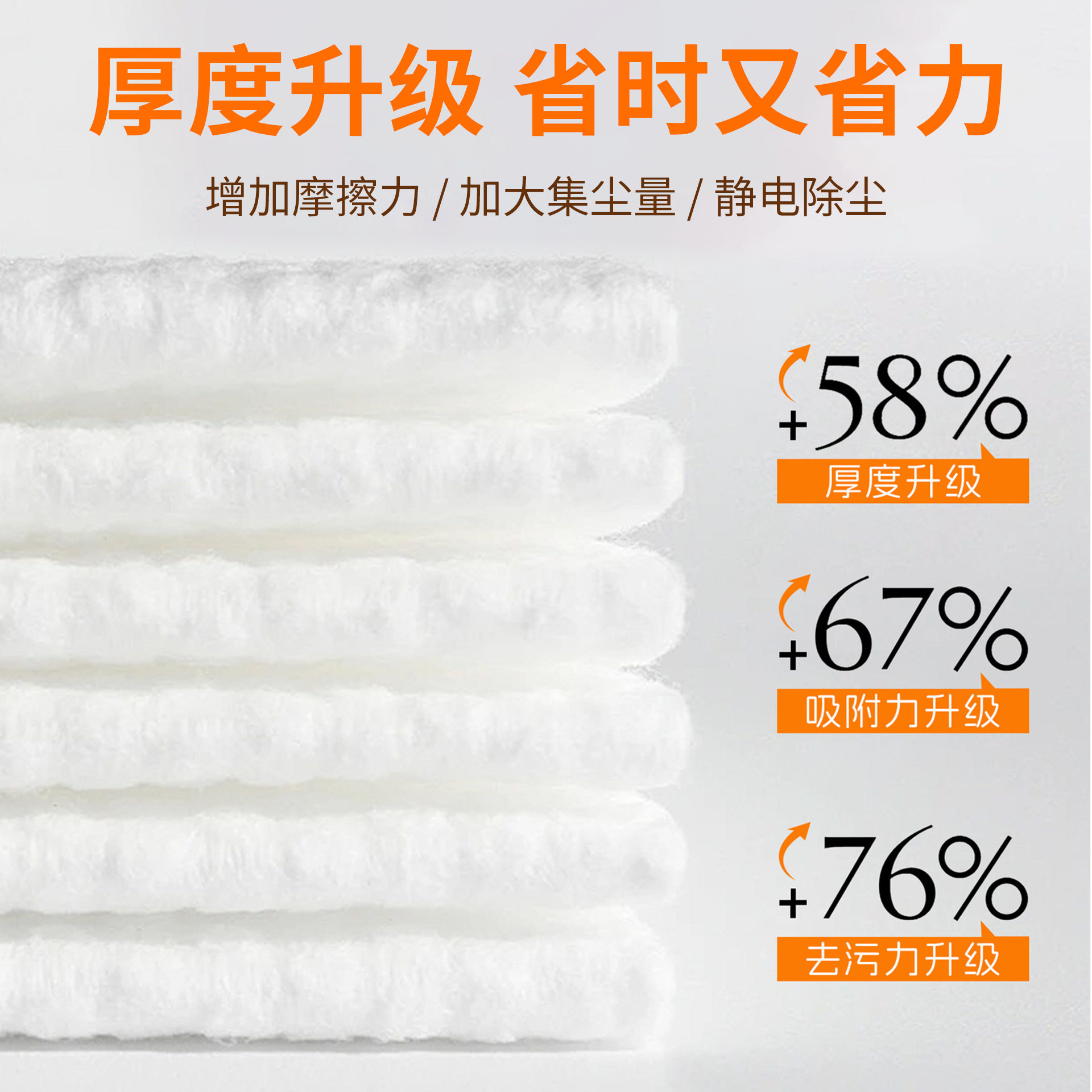 静电除尘纸家用懒人加厚