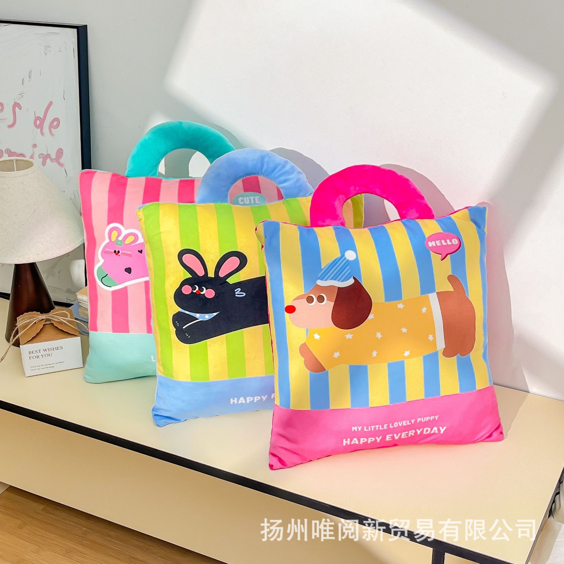 抱枕毯子二合一被子两用