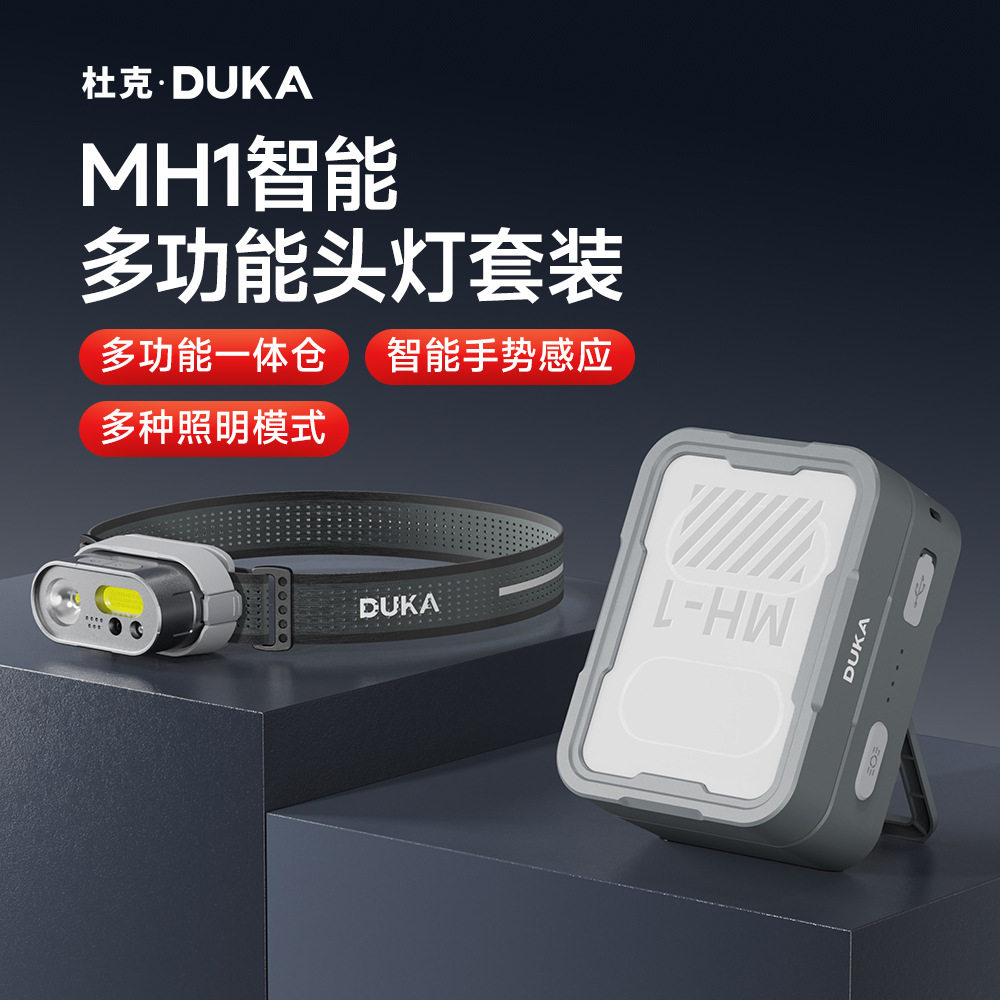 新款多功能感应强光led户