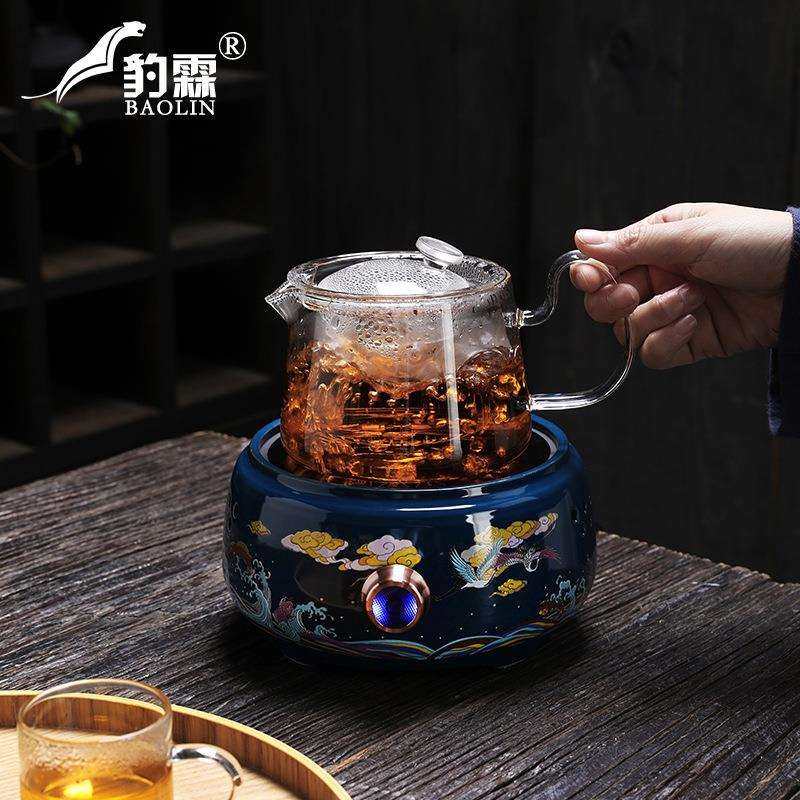 霁蓝电陶炉煮茶器煮茶炉玻璃烧水壶茶水壶泡茶壶玻璃耐高温烧茶壶,收纳整理,烫衣板及配件,淘宝优惠券,粉丝福利购,淘宝优惠卷