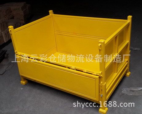汽车零部件钢制波纹周转箱