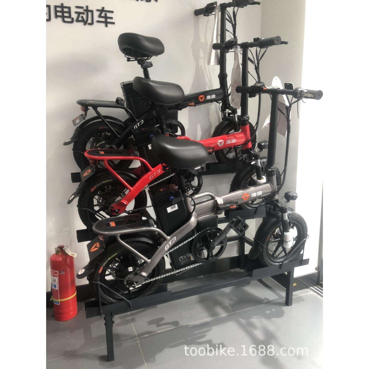 自行车展示架车店专用山地车停放停车展示台三层儿童平衡车陈列架