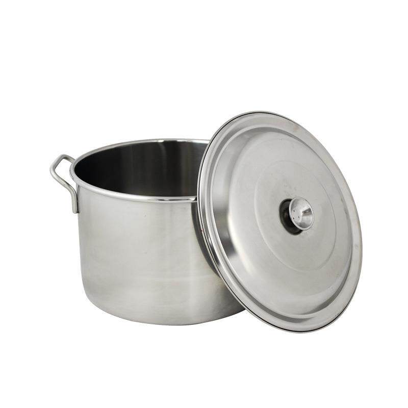 不锈钢大汤桶矮汤桶汤锅多用储物桶圆桶带盖商用汤锅卤水店专用