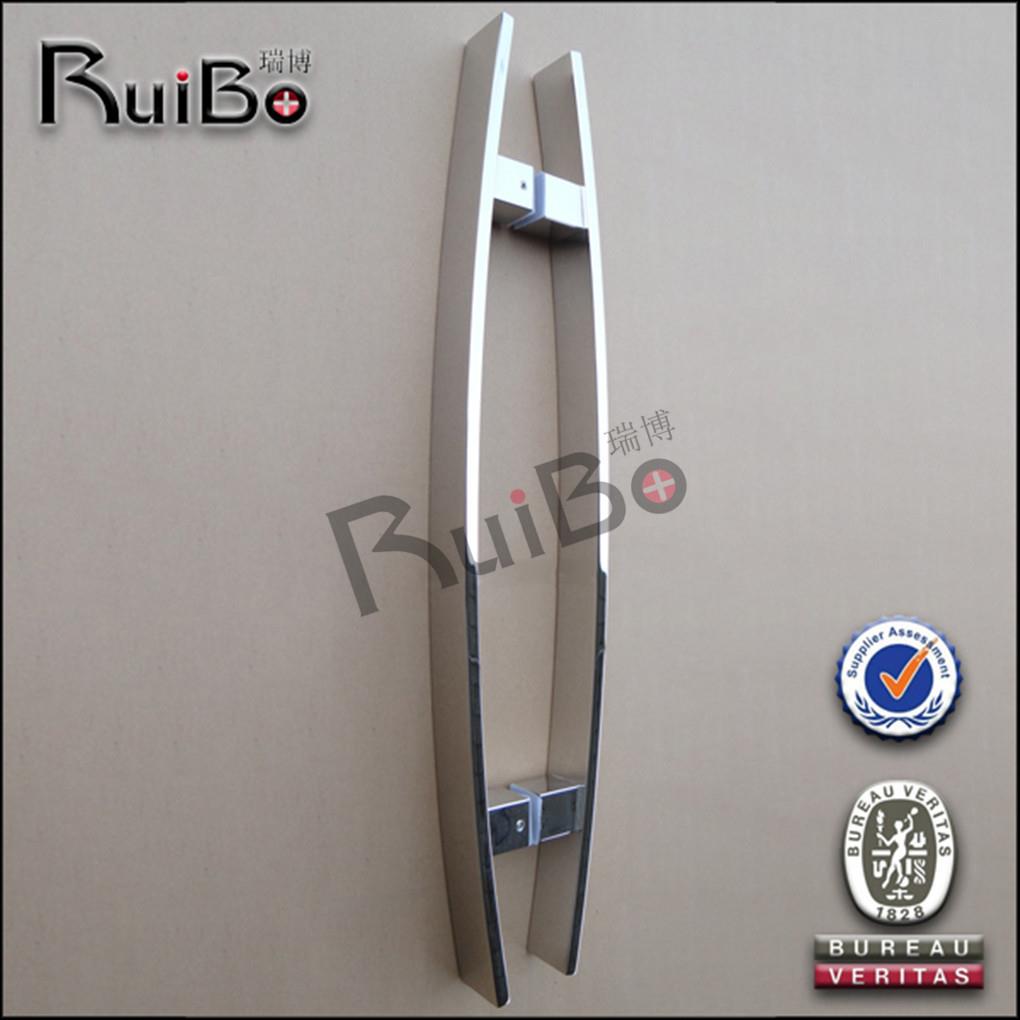 加厚不锈钢304材质方管弧形大门拉手KTV门拉手木门移门玻璃门拉手