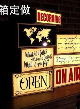 LIGHTBOX创意灯箱家居店铺装饰广告照明气氛夜灯led灯