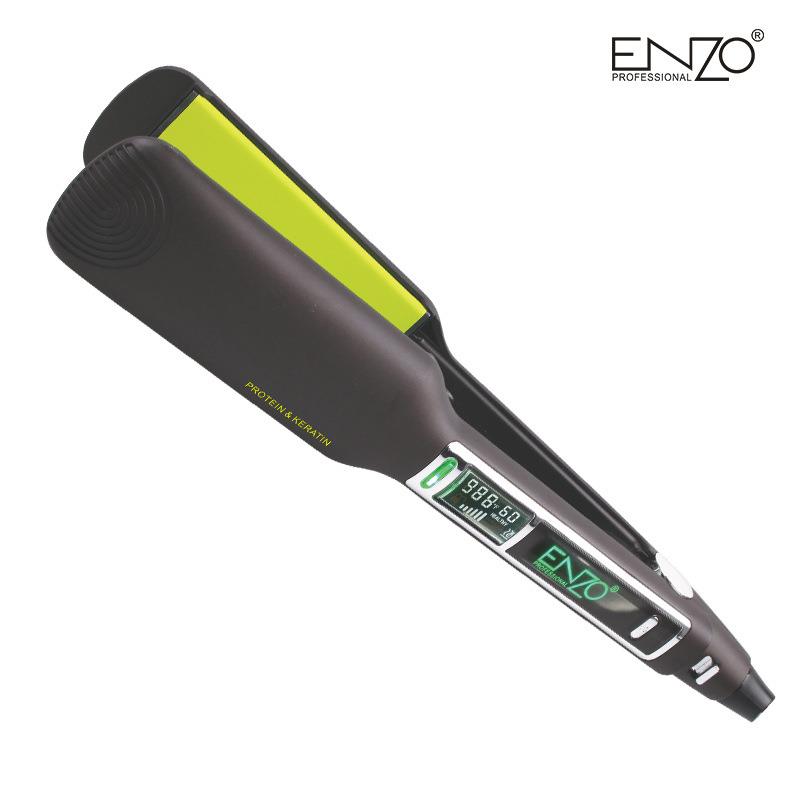ENZO恩佐理发店沙龙不伤发蓬松手持干湿两用黑色直发器EN-3822