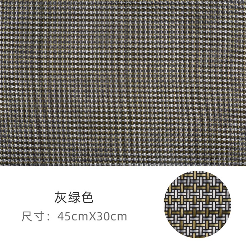 速发可批4片欧式西餐垫家用隔热垫加盘防餐pvc水厚垫防烫耐热碗垫