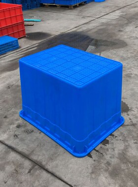 速发料00L塑4红皮革箱 水产养殖箱 大号水箱泡白蓝三色