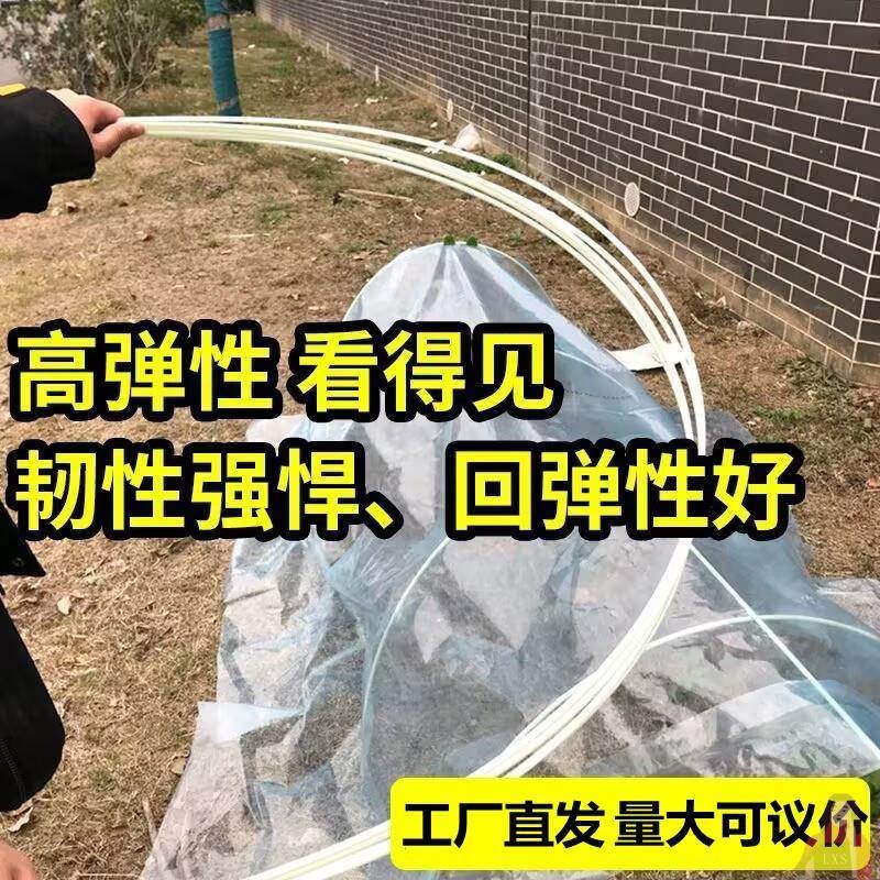 速发玻璃纤维杆拱棚小拱杆农用温室大棚支架种菜实心暖棚骨架100