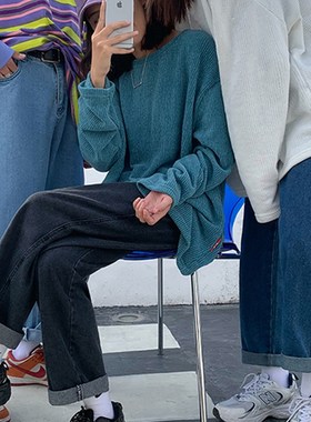 速发LeGIBLEHMom s Woma  igh Wst Elast Wide LEg Deim Bl