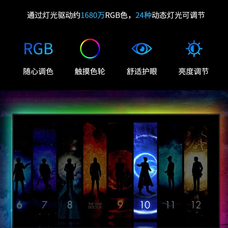 速发新品抗框幕布画光家用硬屏幕布100寸120寸长清焦高短电