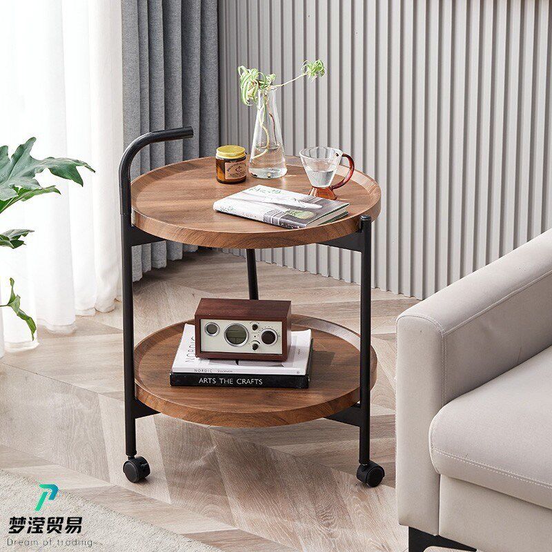 速发沙发边几动移可小置子客厅台小圆桌茶几家用卧室床头桌物桌角