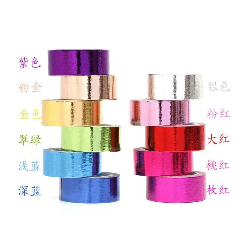 速发胶底锡纸翡翠珠宝玉石器用镜面反P条垫双面金色银带背封自贴