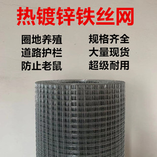 速发热镀锌铁丝离网殖网围栏钢丝电焊养隔网拦鸡网防鼠网防裂抹墙