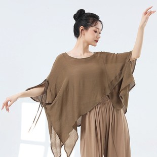 速发族典舞练出服宽松大码 舞蹈服舞民古舞爵士舞教师演功服新款