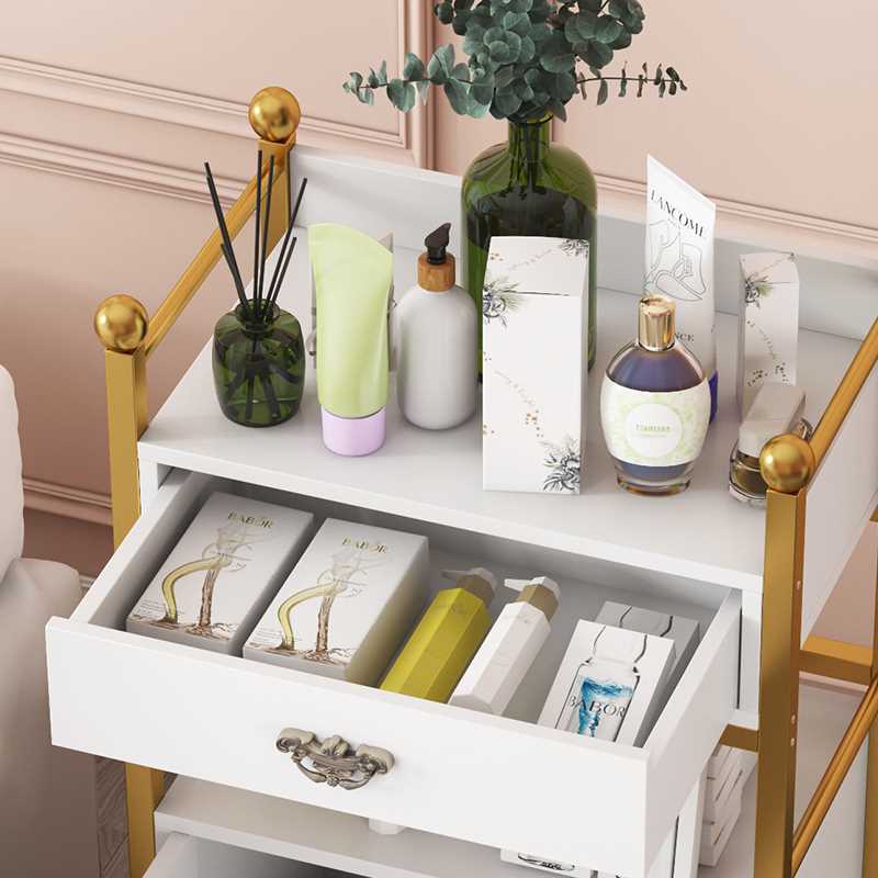 速发新款车小推层轻奢院推车仪器移车三动置物架