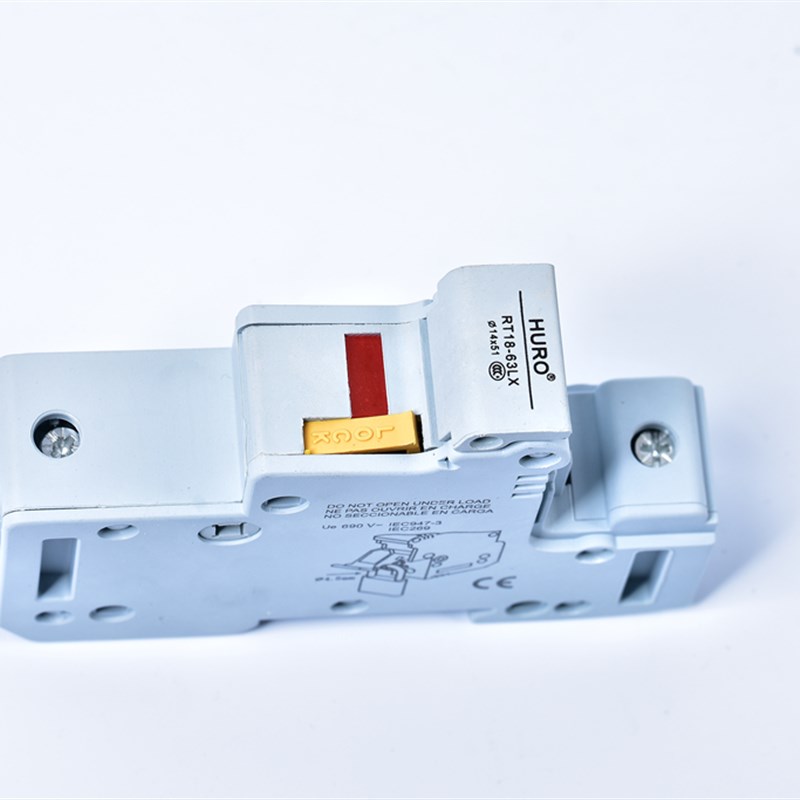 速发4URO/上海沪工RT18-6LX 陶瓷保险丝熔断器底座 6A适配1H*51熔