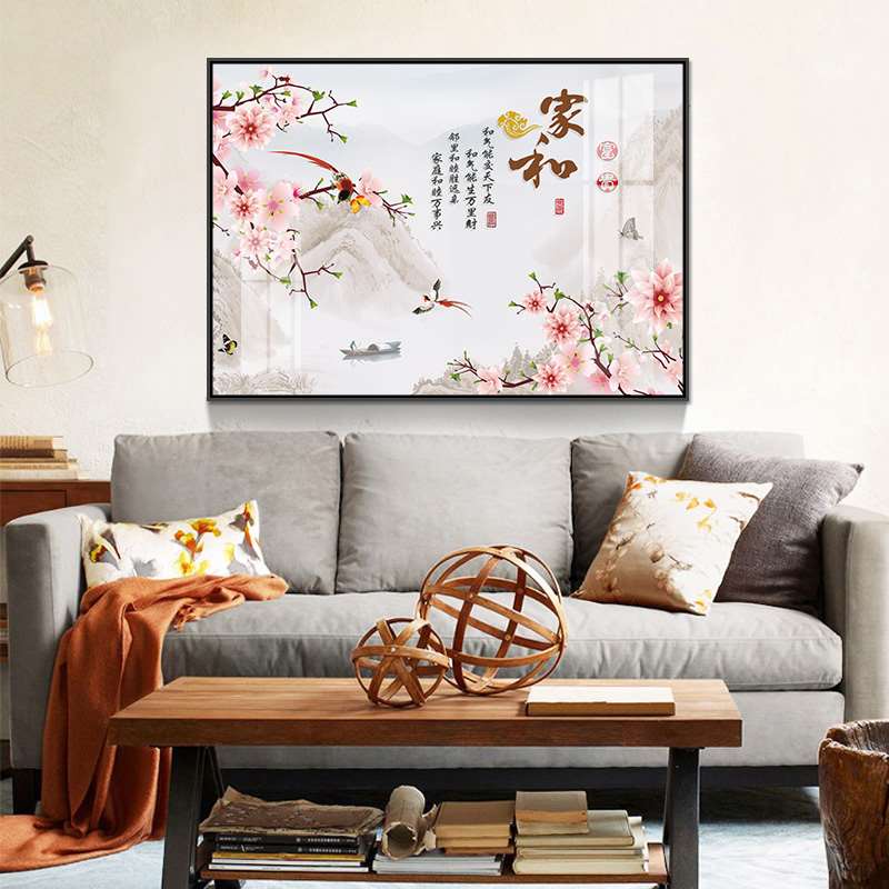 速发新表式家和事兴电中箱装饰画晶瓷画免打孔箱挡配电遮总闸盒挂