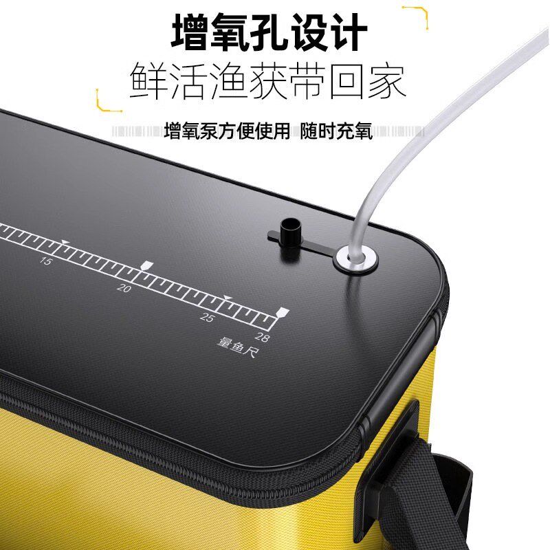 现货速发钓箱鱼箱装鱼桶鱼护桶一体多功能钓鱼桶折叠渔具包活鱼桶