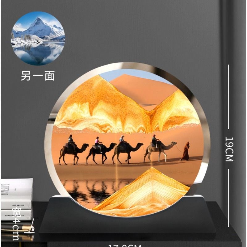 速发立体流沙画摆件中国风古风艺术沙漏客厅卧室办公室家居装饰老图片