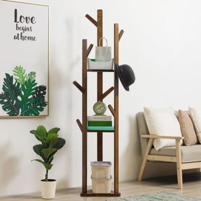 速发挂衣式衣服卧室个性客厅架玄关室内家用具中带抽屉架落地的衣