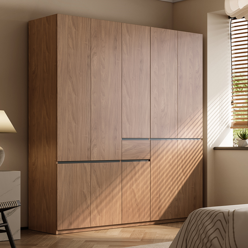 aris爱依瑞斯北欧中古风衣柜家用卧室欧松实木颗粒板储物柜简约现