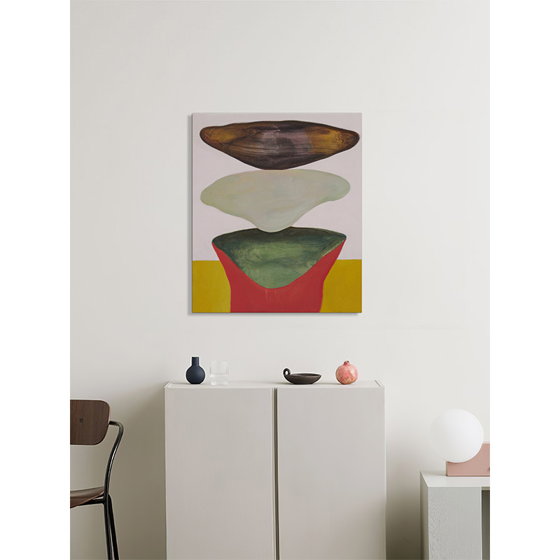 小众客厅无框画无艺不术现代简约