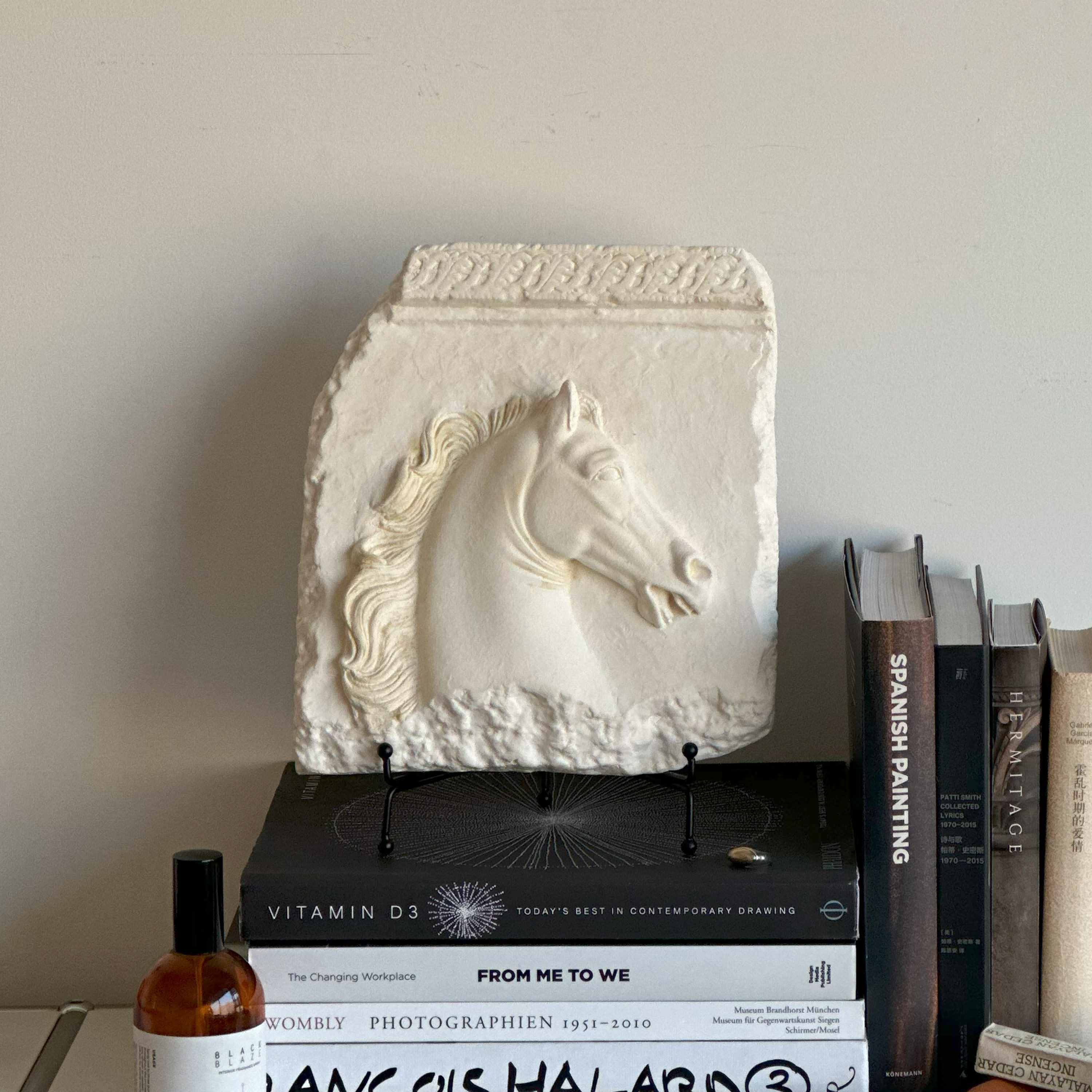 【Alma】古罗马希腊石膏浮雕马雕塑摆件家居小众中古艺术装饰挂饰,家居饰品,桌面摆件,淘宝优惠券,粉丝福利购,淘宝优惠卷