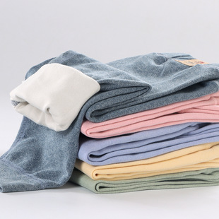 儿童打底裤德绒裤子男童单裤女孩秋冬保暖裤中大童秋裤可外穿