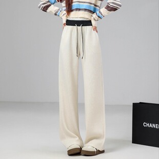 KFEISE 松紧带腰围抽绳YMR 25早秋新款 阔腿裤 2568 休闲裤