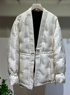 【K^FEISE】新中式真丝羽绒服国风系列MIDO-8039