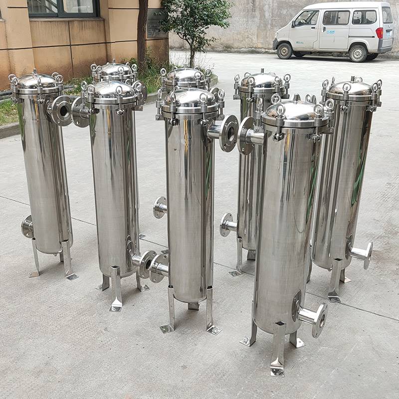 布袋式过滤器304不锈钢工业纺织喷淋水冷却循环水旁滤精密过滤机