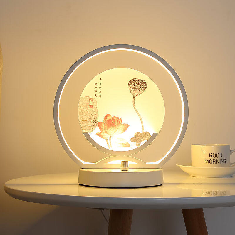 苏柏雪（suboxue）新中式台灯床头灯卧室温馨创意浪漫简约现代触