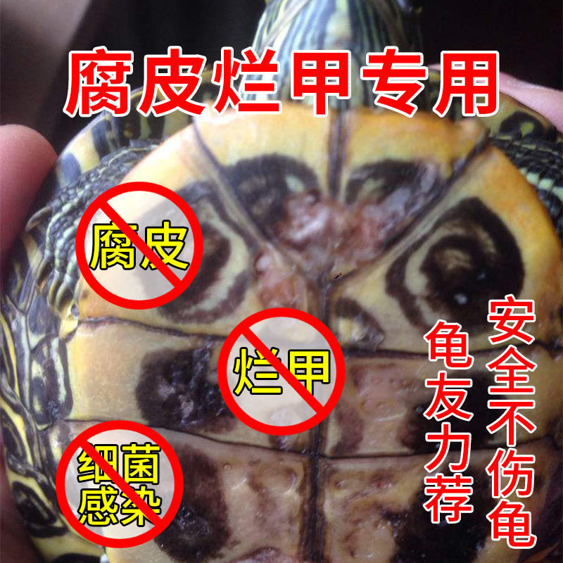乌龟药腐皮烂甲治疗巴西龟草龟宠物龟烂壳腐甲消毒护龟宝特效专用