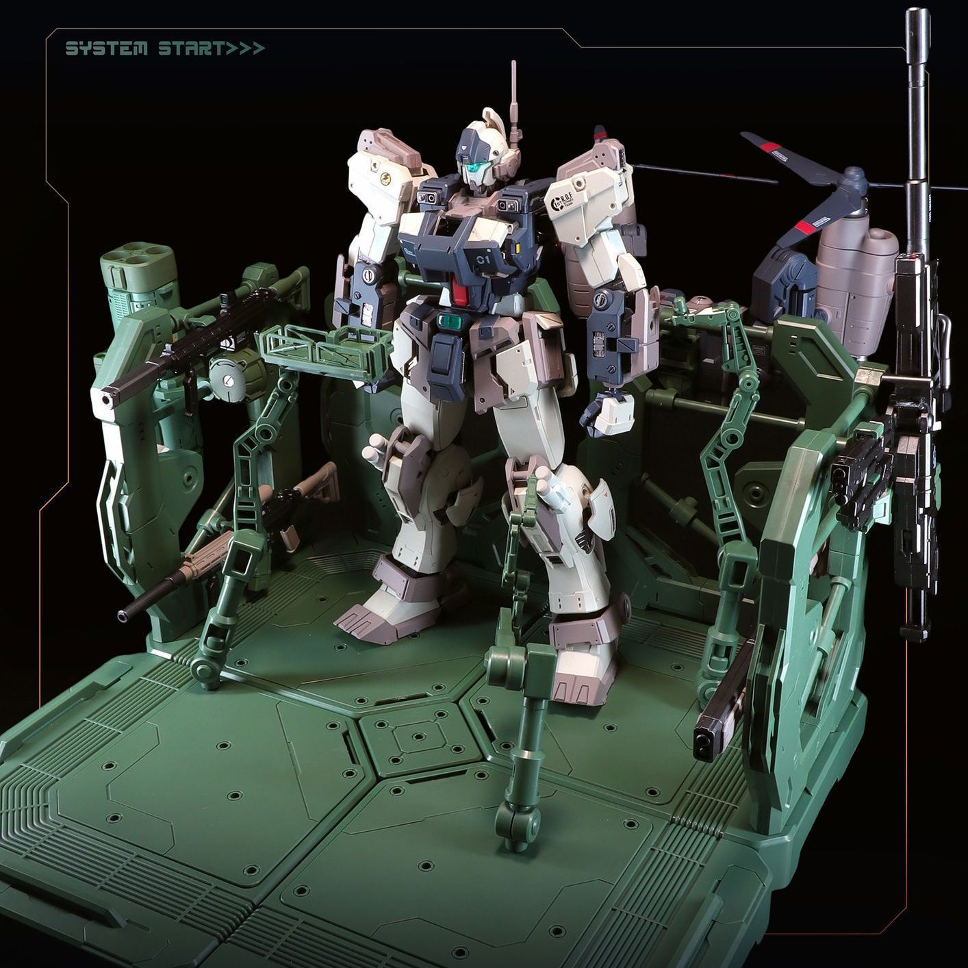 火将军  1/100 暗影战区系列 奎托斯 成品模型 国创机甲