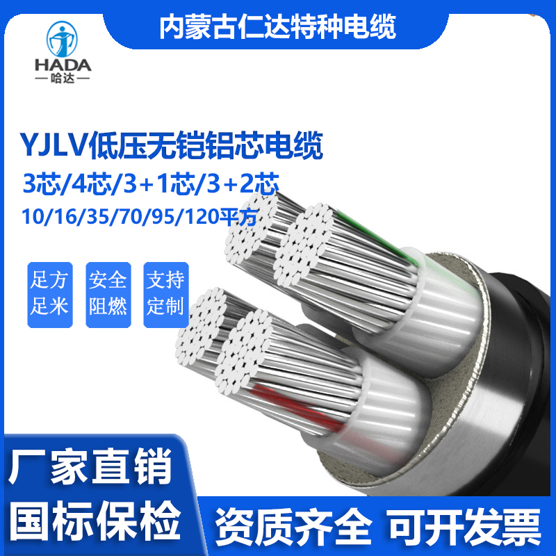 哈达电线电缆无氧铝芯国标
